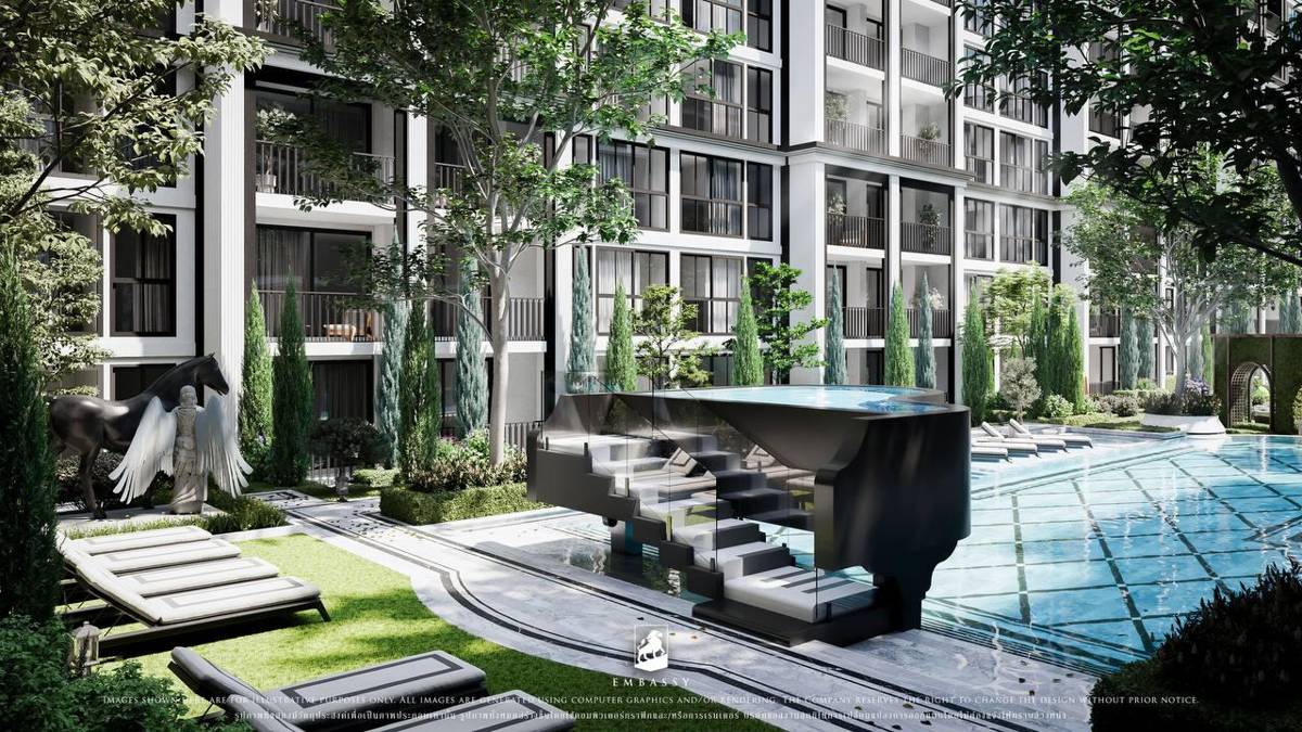 2-спальная квартира 58 м² в Embassy Jomtien — фото 1