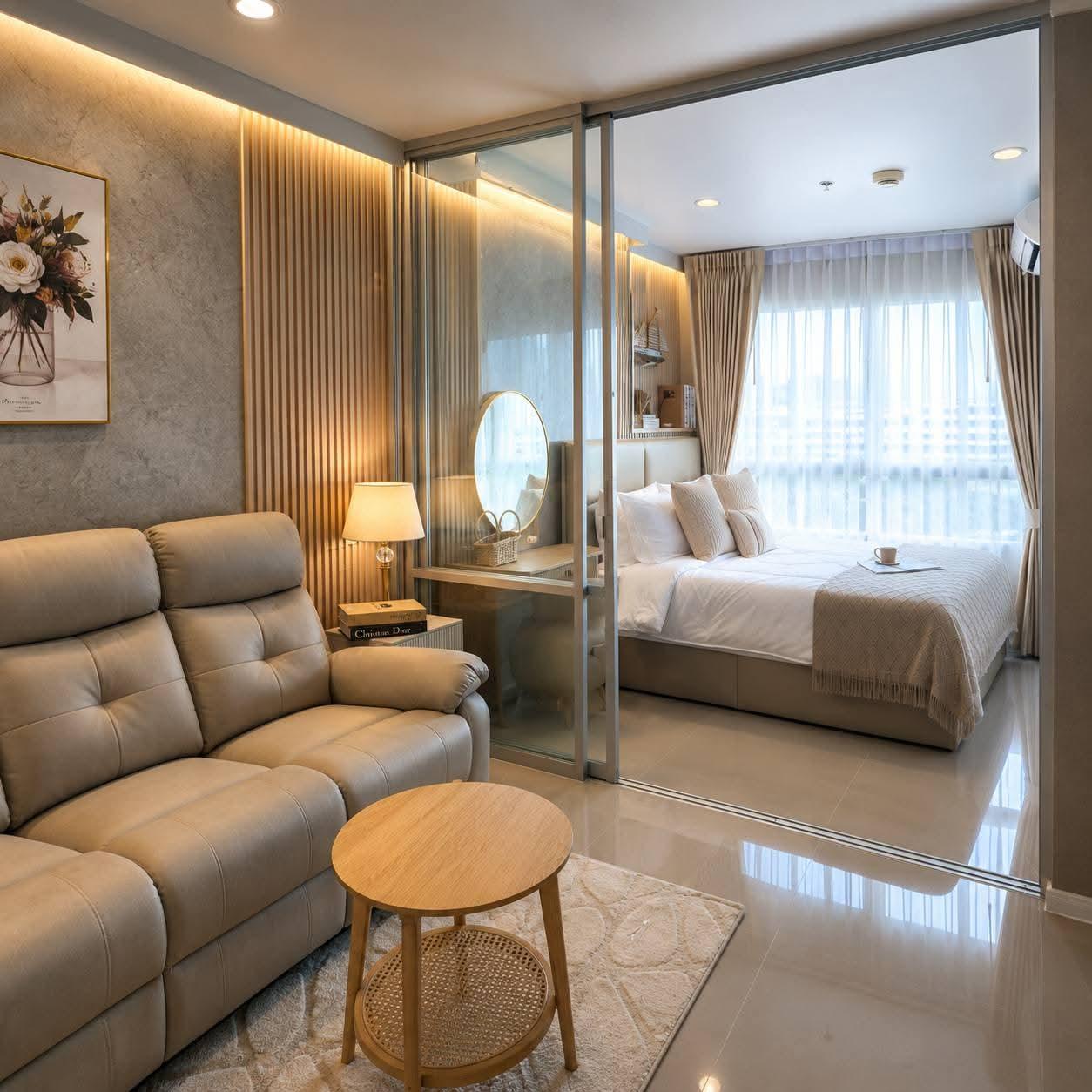 Студия 26 м² в Lumpini Ville Naklua - Wongamat — фото 3