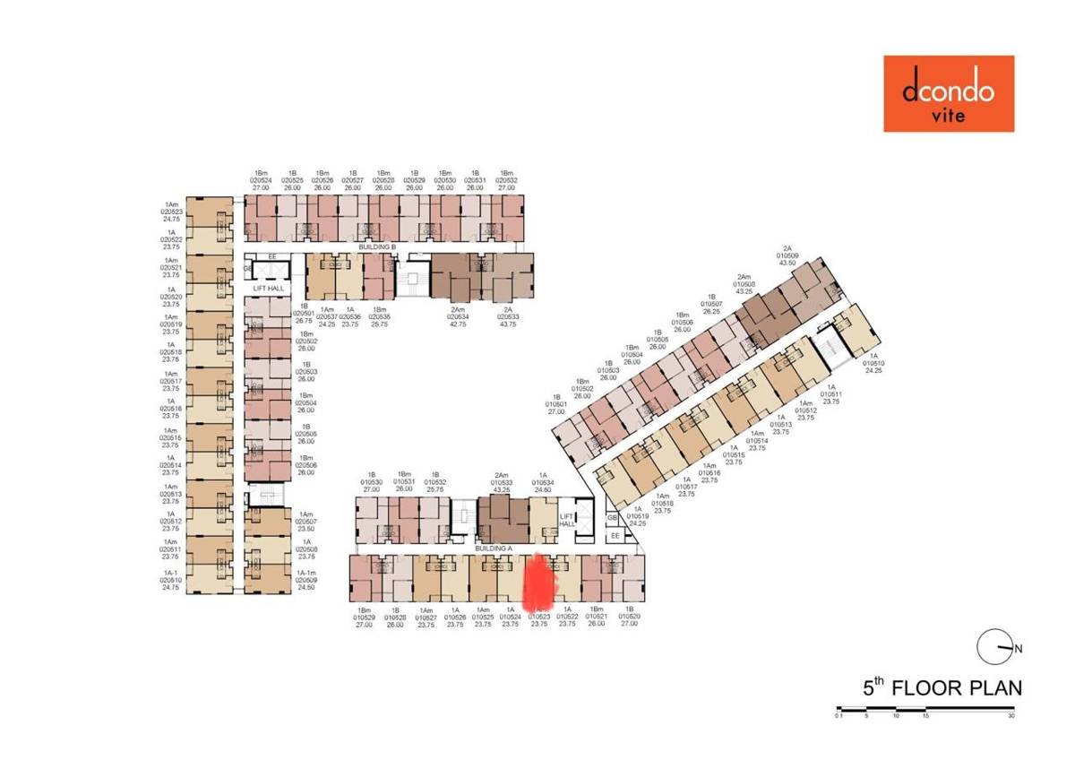 Студия 23,75 м² в dcondo Vite — фото 1