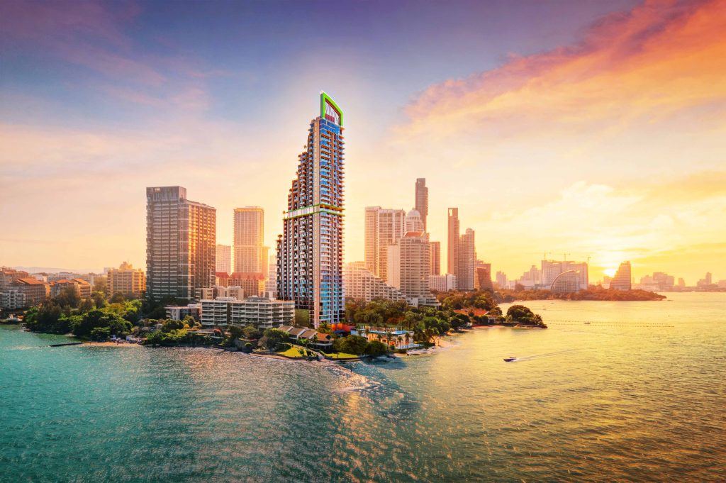 1-спальная квартира 40 м² в The Riviera Palm Beach Wongamat — фото 1