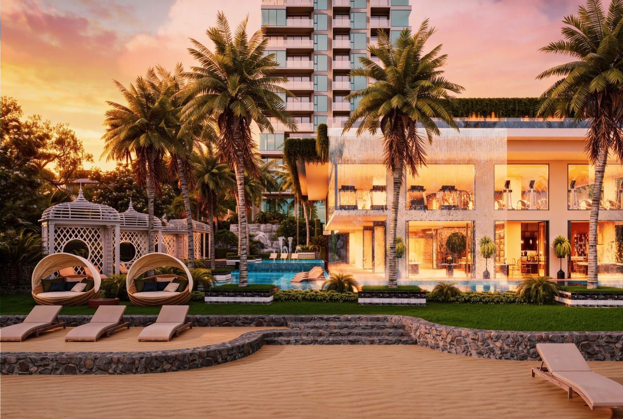 1-спальная квартира 40 м² в The Riviera Palm Beach Wongamat — фото 4