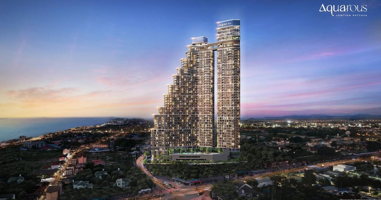 1-спальная квартира 35 м² в Aquarous Jomtien Pattaya — фото 1
