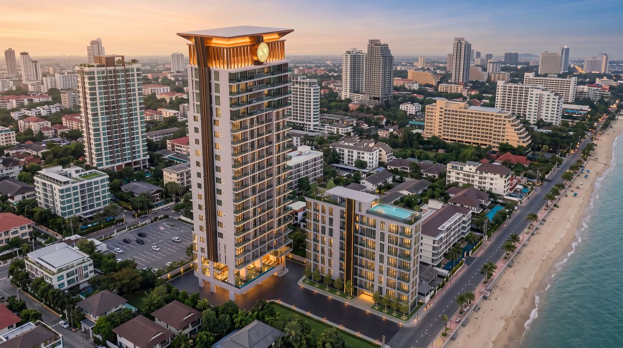 1-спальная квартира 36,4 м² в Sea Sky Pattaya — фото 1