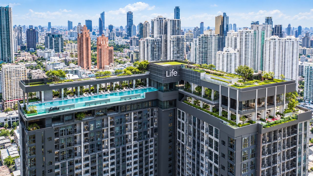 1-спальная квартира 26,43 м² в Life Rama 4 - Asoke — фото 1