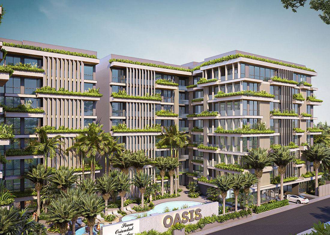 Siam Oriental Oasis, Паттайя (рендер застройщика)